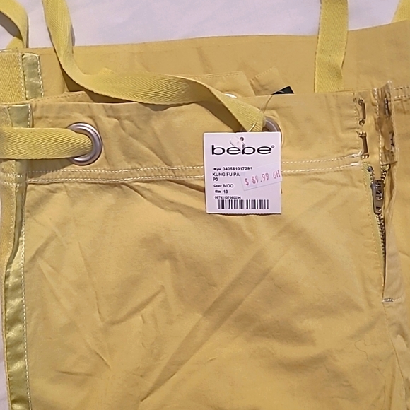 Bebe Pants Lime Green - Picture 1 of 3